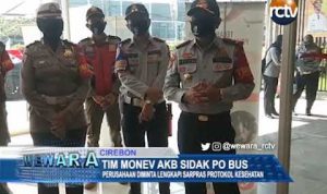 Tim Monev AKB Kabupaten Cirebon Sidak PO Bus