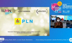 Luar Biasa, PLN Sabet 3 Penghargaan di Ajang BUMN Marketeers Award 2020