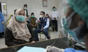 Depok Lakukan Simulasi Pemberian Vaksin COVID-19, Ridwan Kamil Pantau Langsung