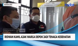 Ridwan Kamil Ajak Warga Depok Jadi Tenaga Kesehatan
