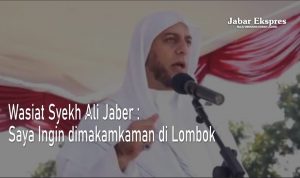 Syekh Ali Jaber : Mohon Makamkan saya di Lombok, Jika Saya Meninggal di Indonesia