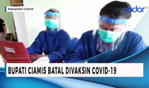 Bupati Ciamis Batal Divaksin Covid-19