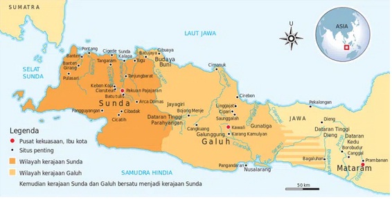 Wilayah Kekuasaan Prabu Siliwangi Mencapai Setengah Pulau Jawa