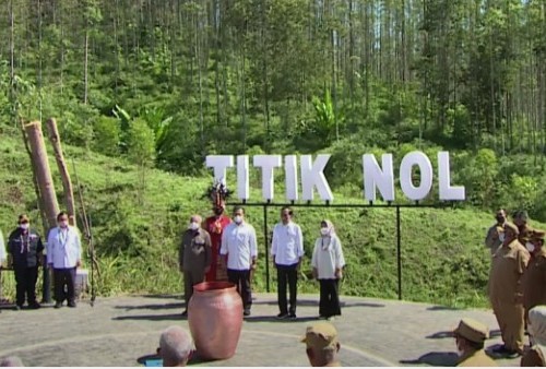 6 Gubernur Absen di Prosesi Penyatuan Tanah dan Air IKN Nusantara
