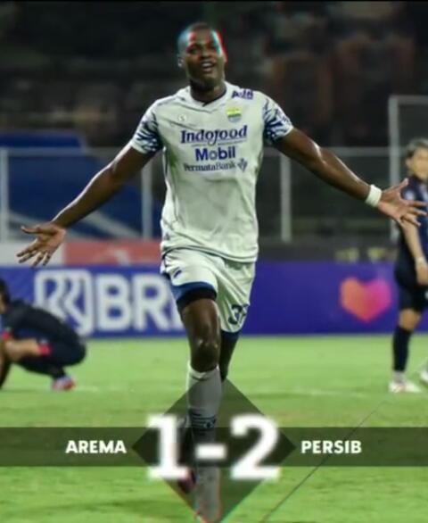 Lanjutan Liga 1 Indonesia, Persib Bandung Berhasil Kalahkan Arema FC Skor 2-1