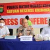 Pengedar Narkoba di Kota Bekasi Berhasil Ditangkap, Terancam Hukuman Penjara 20 Tahun