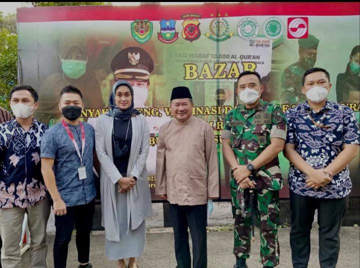 Kabupaten Garut Adakan Bazar Minyak Goreng, Vaksinasi dan Wakaf 2.000 Al-Quran