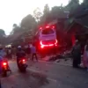 Kecelakaan Bus Pariwisata di Tanjakan Pari Ciamis 4 Orang Meninggal