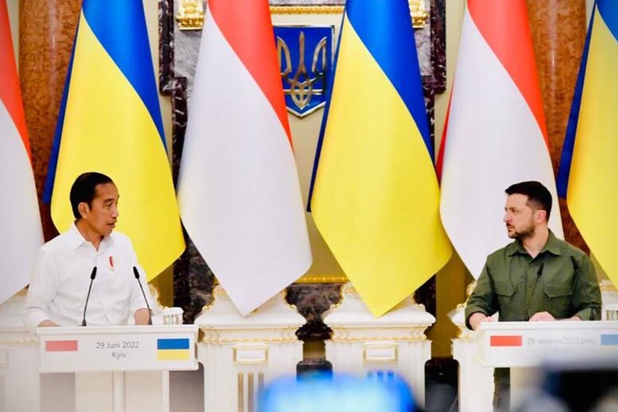 Berkunjung ke Ukraina, Jokowi Sampaikan Misi Perdamaian Indonesia