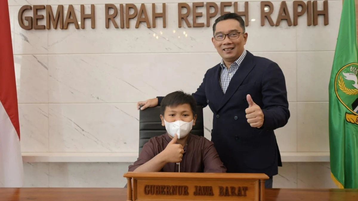 Ridwan Kamil Bantu Bocah SD yang Dibully Karena Kondisi Ekonominya