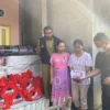 Kebakaran Hebat Melanda Desa Mekarsari, Anggota DPRD Garut dan Dinsos Berkunjung ke Lokasi