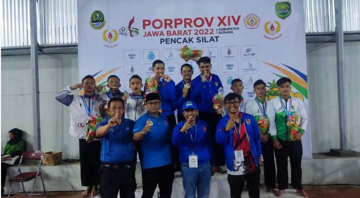 Atlet Pencak Silat dari Kabupaten Garut Meraih Medali Emas di Porprov Jabar