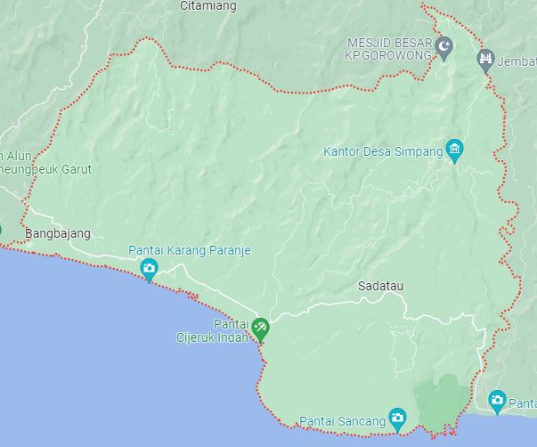 Jumlah Desa/Kelurahan di Kecamatan Cibalong Garut