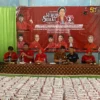 DPC PDI Perjuangan mengadakan sosialisasi edukasi dan pemberitan PMT di Desa Kertajaya Kecamatan Cibatu