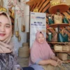 Widyaningsih Indri Arum Sari, Mantri BRI di Palam, Kecamatan Martapura, Kabupaten Banjar, Kalimantan Selatan membeberkan pengalamannya menjadi garda terdepan dalam melayani kebutuhan nasabah