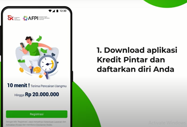 Tangkap Layar: 3 Aplikasi Pinjol Legal OJK 2023 Bunga Rendah! / Youtube