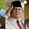 Ganjar Pranowo, Prabowo Subianto dan Anies Baswedan (istimewa)