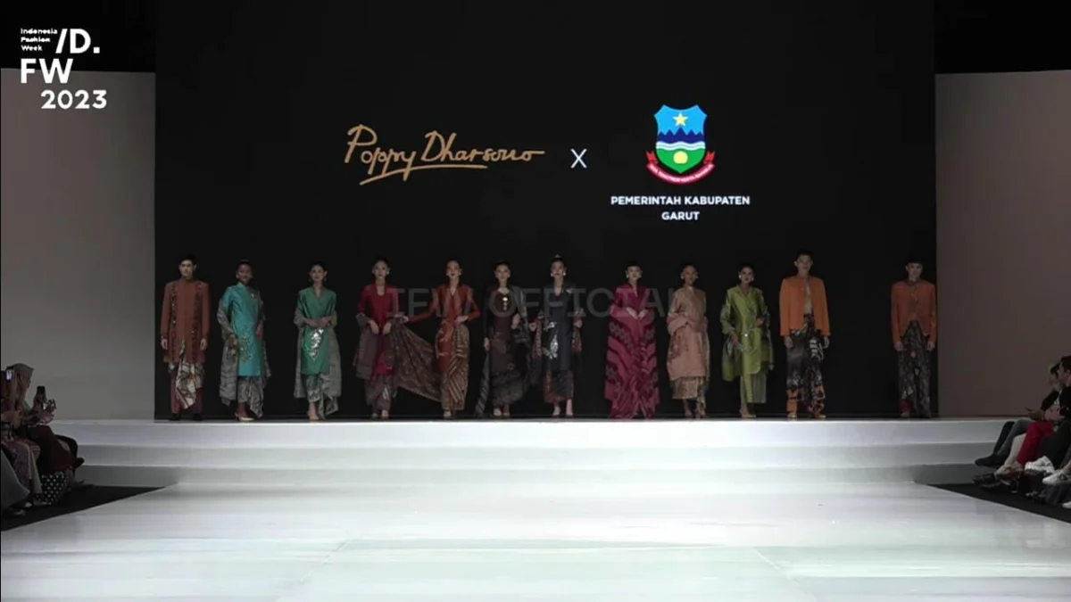 Produk Garut tampil di Indonesia Fashion Week (IFW) 2023 (soto istimewa)