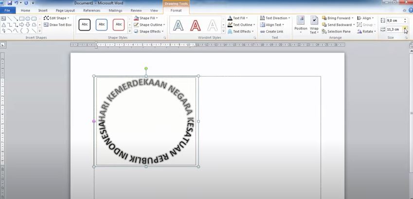 Cara Membuat Tulisan Melengkung Di Word Dengan Simpel Radar Garut 4315