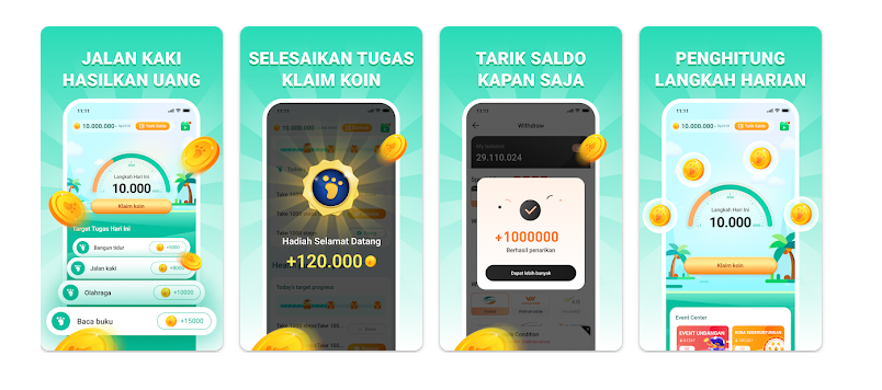 Viral ! Aplikasi Lucky Walk Bisa Membayar, Menghasilkan Hingga 3 juta ?