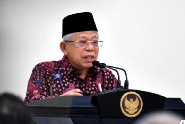 Wakil Presiden Republik Indonesia (Wapres RI) Ma'ruf Amin.-(foto BPMI Setwapres-)