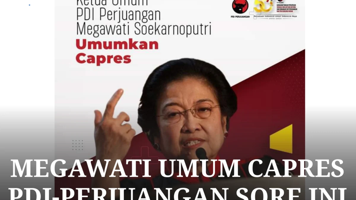 Megawati Umumkan Ganjar Pranowo Capres PDI Perjuangan