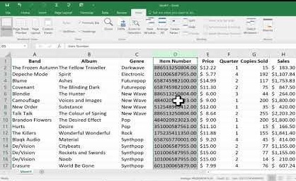 Cara Membuat Nomor Urut di Excel (FOTO pinterest)
