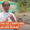 Hari Ini Jokowi ke Lampung, Cek Jalan Rusak yang Viral