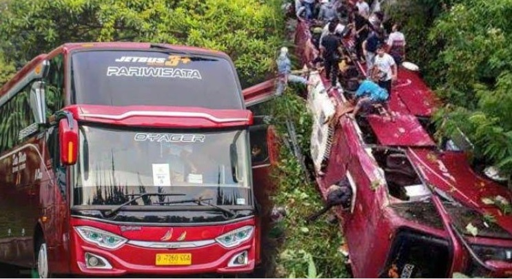 Kecelakaan Bus di Tegal