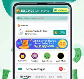Terbukti! Saldo Dana Gratis Rp 100.000 Dari Aplikasi TikCoin