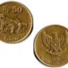 Uang Koin Kuno Rp50 Gambar Komodo Banyak Di Cari Oleh Kolektor