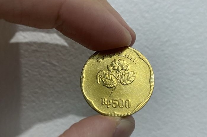 Koin Rp500 tahun emisi 1992