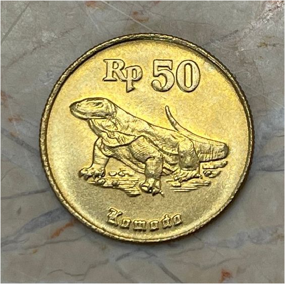 Uang Koin Rp50 Gambar Komodo Kini Dihargai 2,5 Juta?