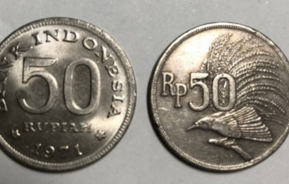 Kaya Mendadak, Uang Koin Rp 50 Cendrawasih Dijual Dengan Harga Rp 1.750.000