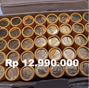 Koin kuno Rp50 Komodo tahun 1998
