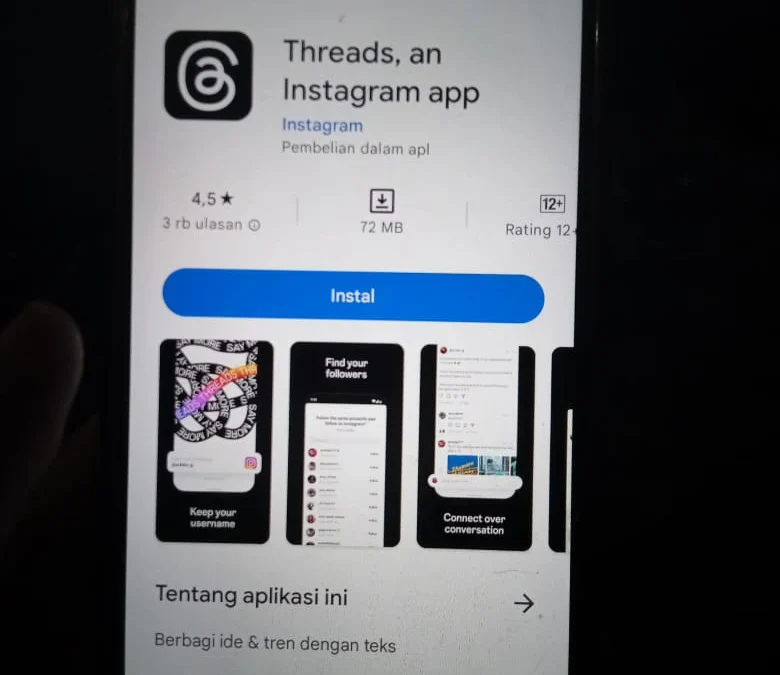 Instagram Luncurkan Aplikasi Threads di Indonesia, Mirip Dengan Twitter