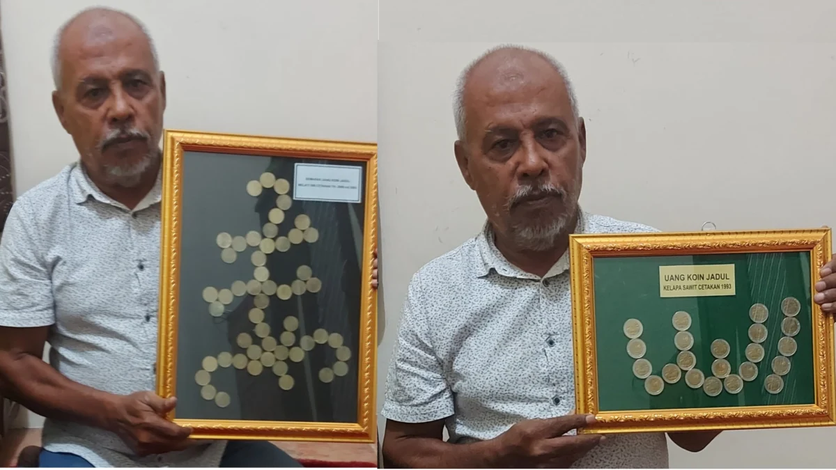 Fauzi Fadil Baraja (63) seorang kolektor koin kuno dari Kota Surakarta, Jawa Tengah akan menjual koin kuno miliknya untuk membangun ponpes Tahfidz Al Quran