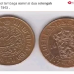 uang koin benggol 1945 harga rp15.000 per keping