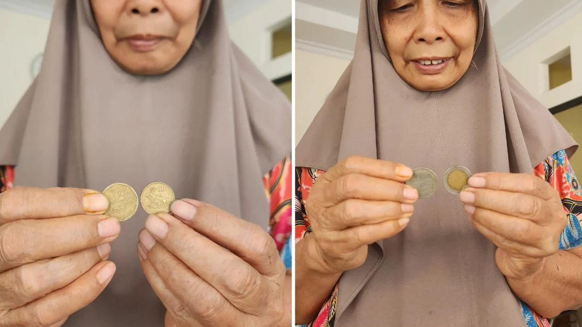 Yayuk punya banyak koin kuno, dijual seharga Rp10 juta per keping