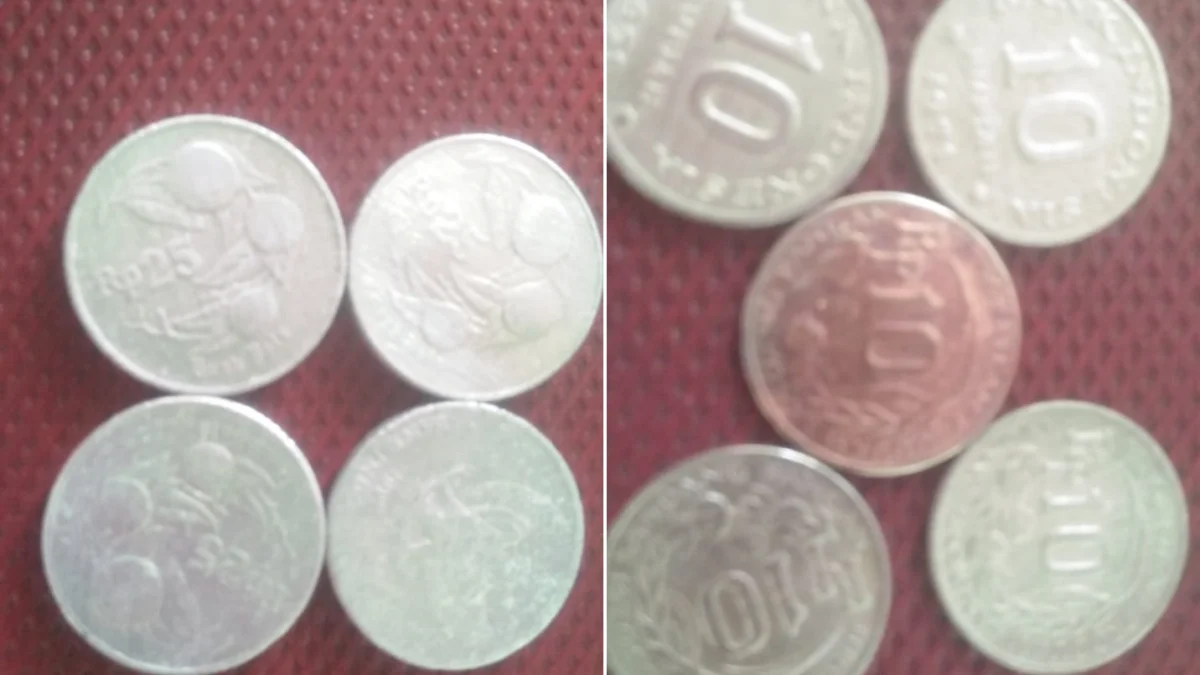 Heru warga Kabupaten Batang menjual koin kuno