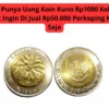 Jika Punya Uang Koin Kuno Rp1000 Kelapa Sawit Ingin Di Jual Rp50.000 Perkeping Kesini Saja