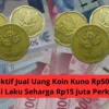 Cara Efektif Jual Uang Koin Kuno Rp500 Bunga Melati Laku Seharga Rp15 Juta Perkeping