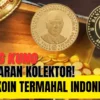 Uang Koin Kuno Indonesia Termahal 850.000 berbahan emas, Ini Nih cara Jualnya!