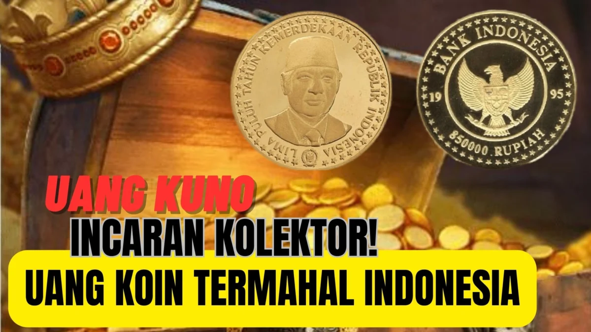 Uang Koin Kuno Indonesia Termahal 850.000 berbahan emas, Ini Nih cara Jualnya!