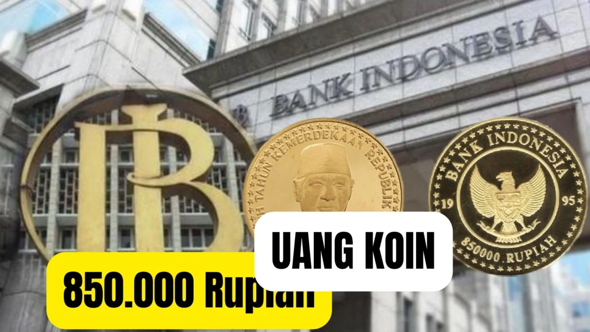 Asli Dibayar Bank 850.000 Rupiah Uang Koin Ini Perkepingnya, Ada Kandungan Emas!