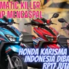 Motor Matic Killer 2023 Siap Mengaspal! Honda Karisma 125 dari Indonesia Dibandrol Rp17 Juta
