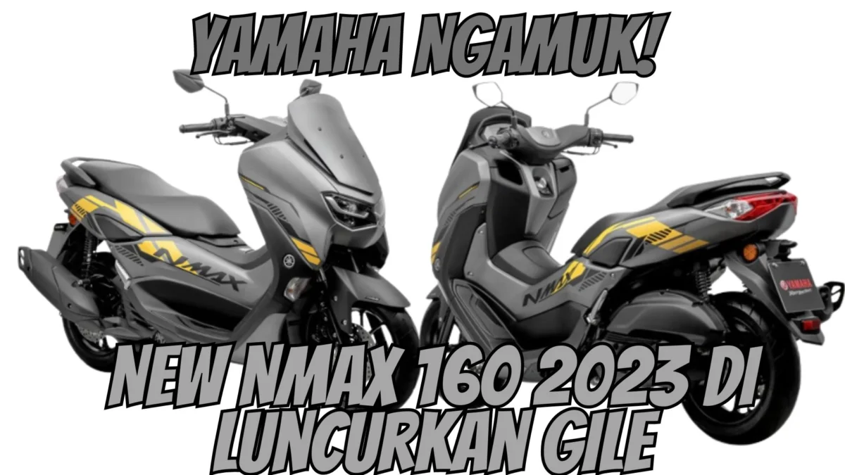 Yamaha Ngamuk! New NMAX 160 2023 Di Luncurkan Gile, Lampunya Hijau Cak, Beat 150 Terancam?