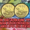 Cepetan Jual! Koin Kuno 1991 Jadi Incaran Kolektor Facebook, Harganya Rp10 Juta Per Keping