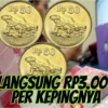 Cair Langsung Rp3.000.000 Per Kepingnya, Jual Koin Kuno Rp50 Komodo Sekarang!