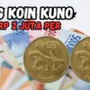 Langsung Cair, Uang Koin Kuno Rp 50 Gambar Komodo Dibeli Rp 2 Juta Per Keping